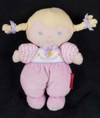Fisher Price My First Doll Girl Rattle Plush